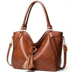 Women Handbags Tote Bag Soft Leather Large Capacity Casual Ladies Shoulder Cross