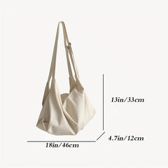 Casual Canvas Crossbody Bag Large Capacity Shoulder Bag