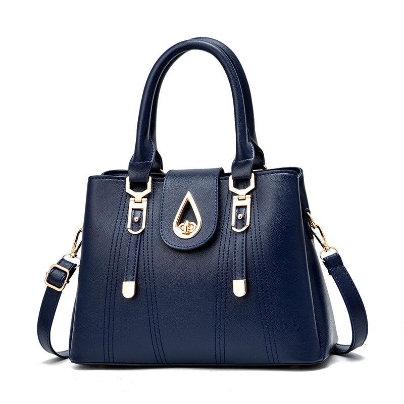 Large Capacity Casual Tote Bag Adjustable Strap Zipper Crossbody Bag