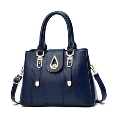 Large Capacity Casual Tote Bag Adjustable Strap Zipper Crossbody Bag