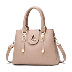 Large Capacity Casual Tote Bag Adjustable Strap Zipper Crossbody Bag