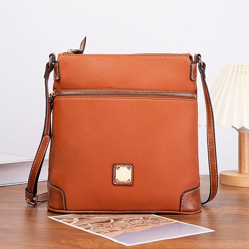 Faux Leather Tote Bag Handbag Women's Casual Shoulder Bag