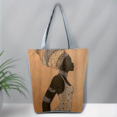 Beauty Printed Large Capacity Tote Bag Lightweight Shoulder Bag