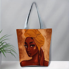 Beauty Printed Large Capacity Tote Bag Lightweight Shoulder Bag