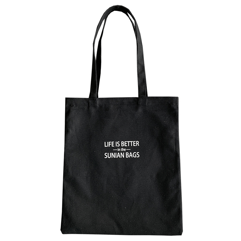 Large Capacity Canvas Tote Bag Durable Lightweight Shoulder Bag