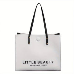 Women's Letter Print Shoulder Bag Handbag All Match Stylish Tote Bag