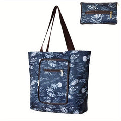 Foldable Heavy Duty Grocery Bag Large Capacity Tote Bag For Travel