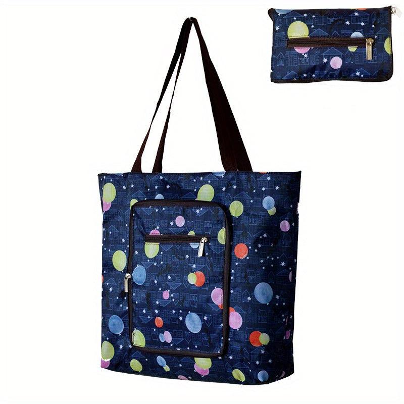 Foldable Heavy Duty Grocery Bag Large Capacity Tote Bag For Travel