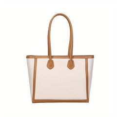 Colorblock Stylish Tote Shoulder Bag Large Capacity Storage Bag