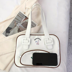 Bunny Pattern Square Shoulder Bag for Women