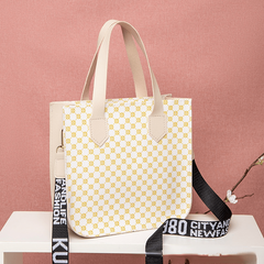 Faux Leather Shoulder Bag with Zipper Closure