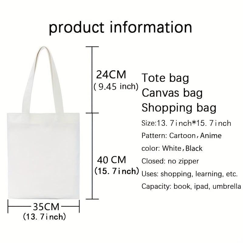 Solid Canvas Tote Bag Lightweight Handbag for Work