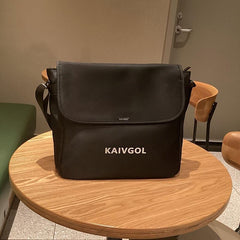 Casual Messenger Square Flap Bag Letter Print Large Capacity Crossbody Bag