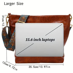 Geometric Strap Hobo Bag Large Capacity Crossbody Bag