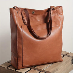 Vintage Tote Bag Large Capacity Shoulder Bag Versatile All Match Bag