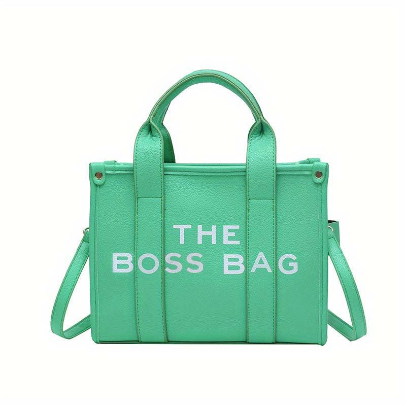 Women's PU Leather Tote Bag Top Handle Satchel Crossbody Purse