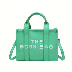 Women's PU Leather Tote Bag Top Handle Satchel Crossbody Purse