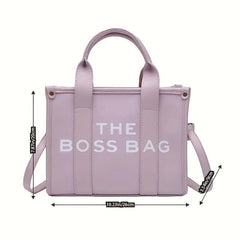 Women's PU Leather Tote Bag Top Handle Satchel Crossbody Purse