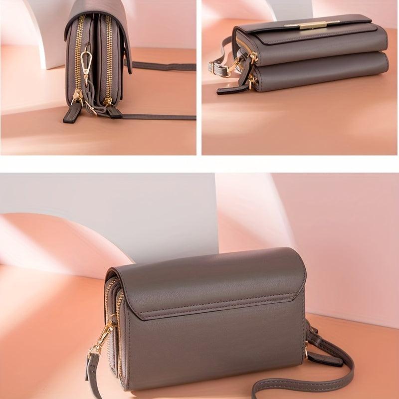 Minimalist Shoulder Bag with Detachable Strap
