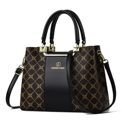 Plaid Pattern Shoulder Bag Large Capacity Handbag Classic Shoulder Bag