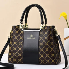Plaid Pattern Shoulder Bag Large Capacity Handbag Classic Shoulder Bag