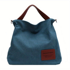 Canvas Shoulder Bag Large Capacity All Match Satchel Bag