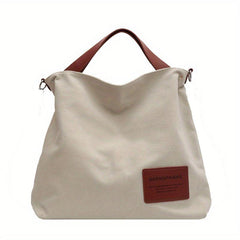 Canvas Shoulder Bag Large Capacity All Match Satchel Bag
