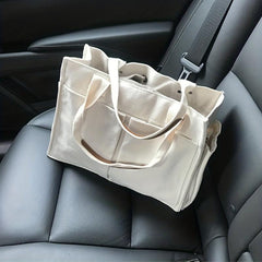 Large Capacity Canvas Tote Bag Minimalist Shoulder Bag