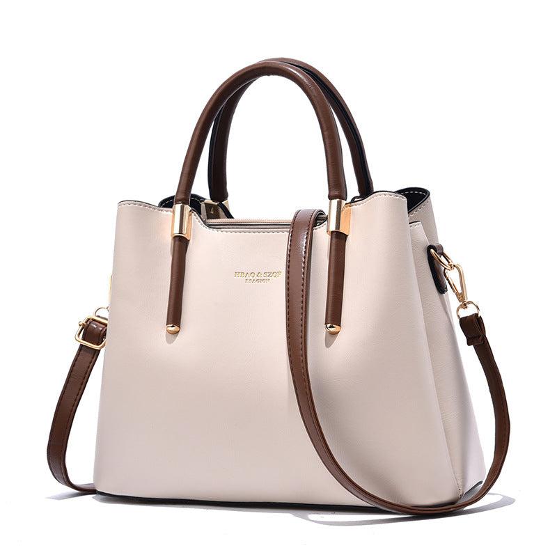 Women's PU Leather Crossbody Bag Top Handle Satchel Purse
