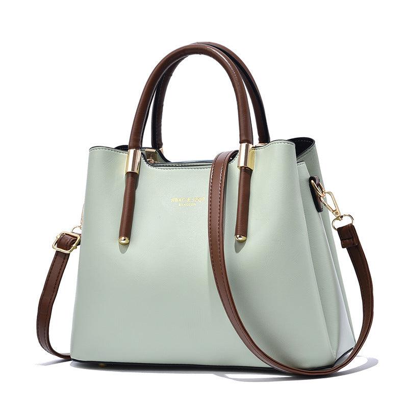 Women's PU Leather Crossbody Bag Top Handle Satchel Purse