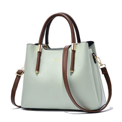 Women's PU Leather Crossbody Bag Top Handle Satchel Purse