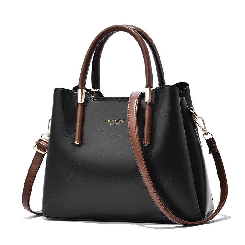 Women's PU Leather Crossbody Bag Top Handle Satchel Purse