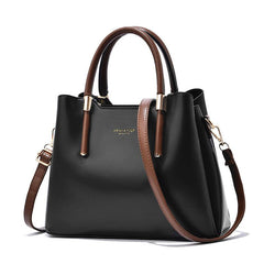 Women's PU Leather Crossbody Bag Top Handle Satchel Purse
