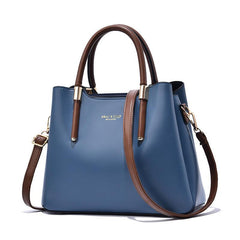 Women's PU Leather Crossbody Bag Top Handle Satchel Purse