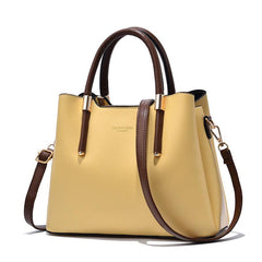 Women's PU Leather Crossbody Bag Top Handle Satchel Purse
