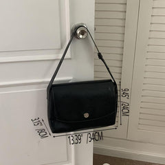 Faux Leather Crossbody Bag Large Capacity for Work