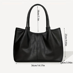 Large Capacity Hobo Bag Women's Casual Handbag
