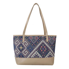 Vintage Ethnic Style Tote Bag Retro Bohemian Shoulder Bag Women's Casual Handbag