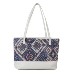 Vintage Ethnic Style Tote Bag Retro Bohemian Shoulder Bag Women's Casual Handbag