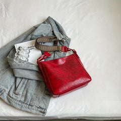 Vintage Tote Bag Women's Large Capacity Shoulder Bag for Work