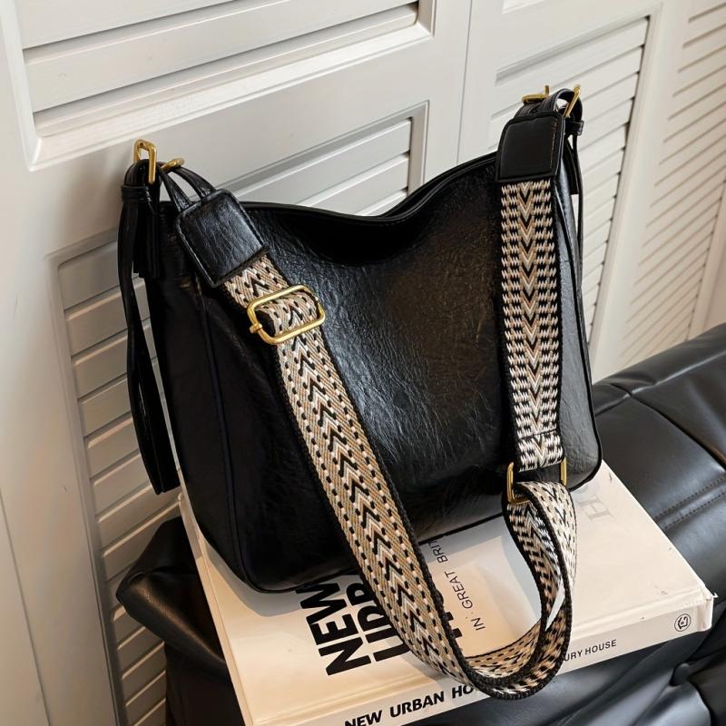Vintage Tote Bag Women's Large Capacity Shoulder Bag for Work
