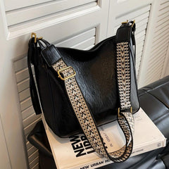 Vintage Tote Bag Women's Large Capacity Shoulder Bag for Work