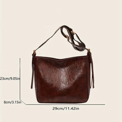 Vintage Tote Bag Women's Large Capacity Shoulder Bag for Work