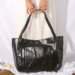 Large Capacity Retro Style Tote Bag for Women