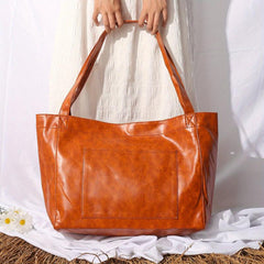 Large Capacity Retro Style Tote Bag for Women