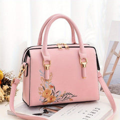 Floral Embroidery Handbags Crossbody Bag Satchel Purse