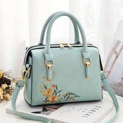 Floral Embroidery Handbags Crossbody Bag Satchel Purse