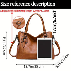 Women Handbags Soft Leather Large Capacity Tote Bag