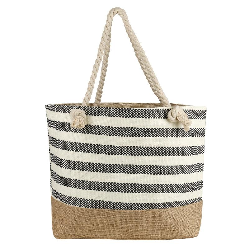 Large Capacity Pattern Tote Bag Shoulder Bag Travel Storage Beach Bag