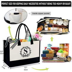Fashionable Tote Shoulder Bag Casual Large Capacity Handbag for Shopping